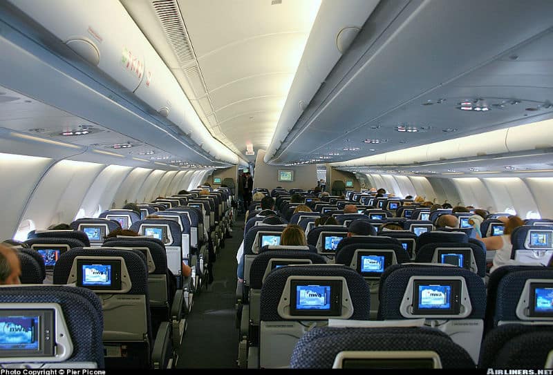 Location de jet privé, vue cabine Airbus A330.