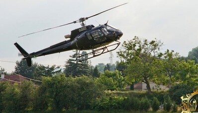 Le Puy du Fou per helikopter