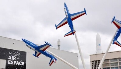 Paris Air Show 2023 Helikopter transfer van Parijs Issy Les Moulineaux