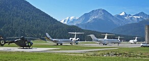 Parijs - St. Moritz Samedan : privé jet verhuur 