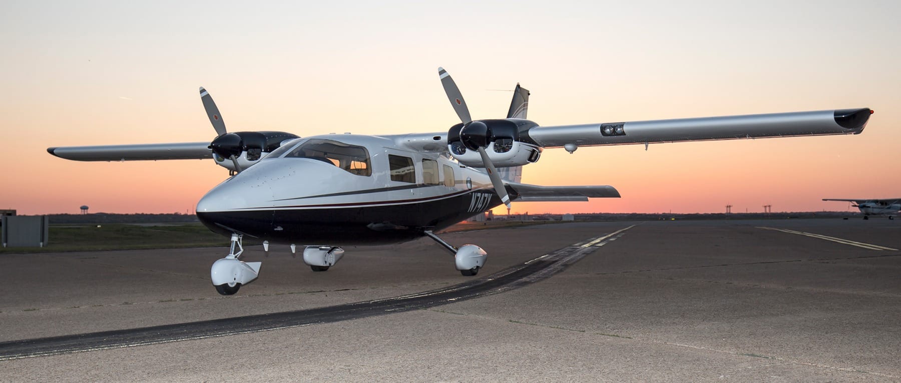 Jet privé Merlin III en vol