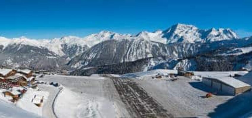 altiport enneigé - Courchevel