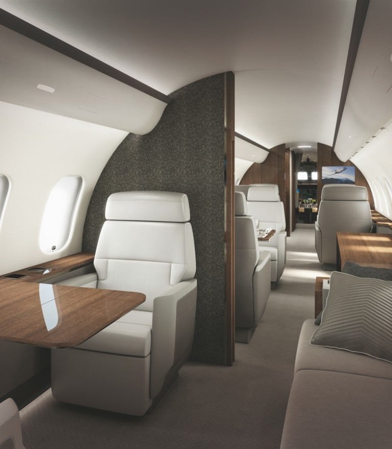 Global 6000 vue intérieure