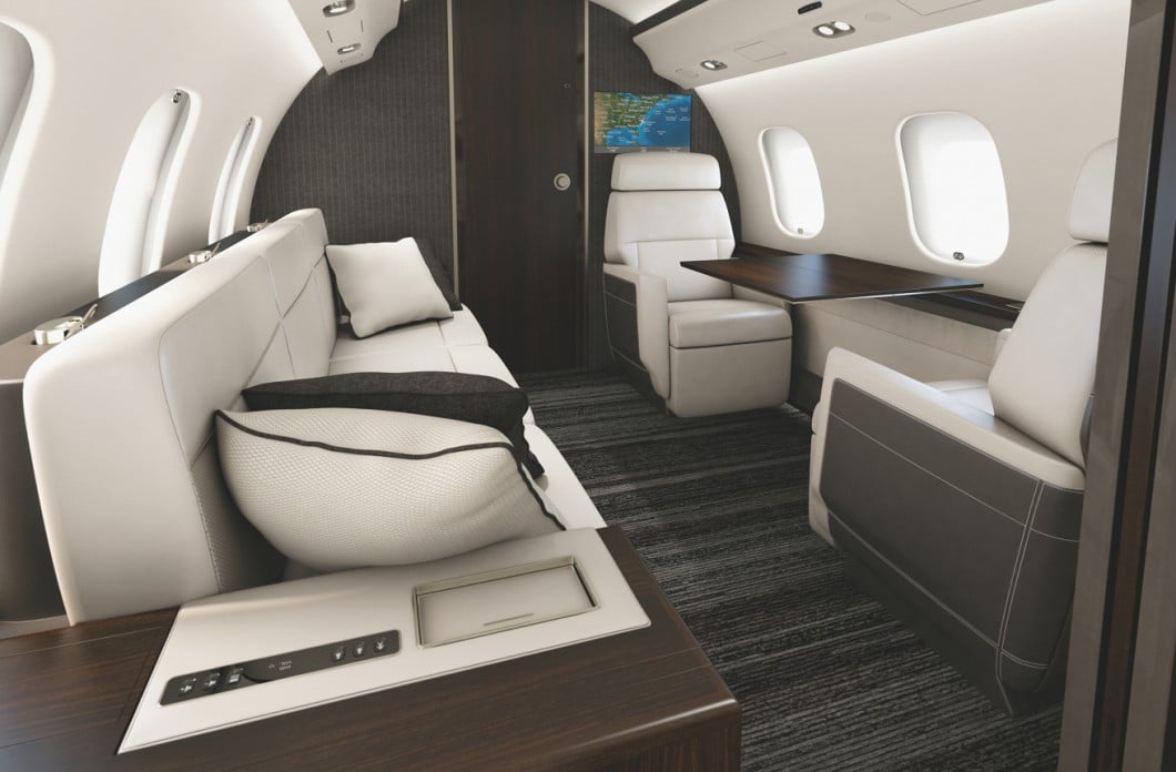 Global 6000 vue intérieure