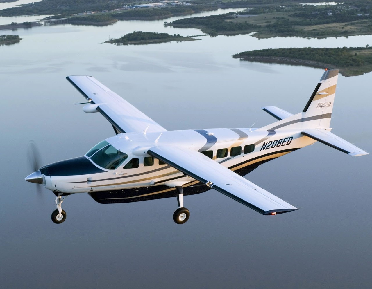 Jet privé Merlin III en vol