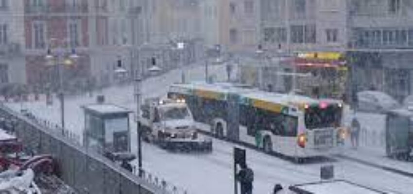 Chambery sous la neige