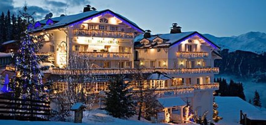 courchevel façade hôtel chabichou