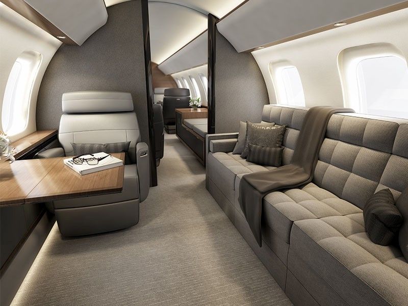 Global 6000 vue intérieure