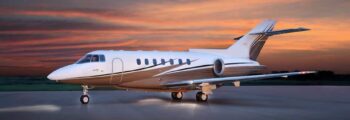 Dassault Falcon 50EX sur la piste
