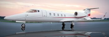 Extérieur d'un Learjet 60