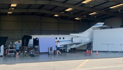 Privéjet huren : Commercials en films opnemen
