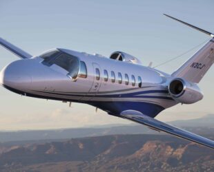 Citation CJ3 en vol
