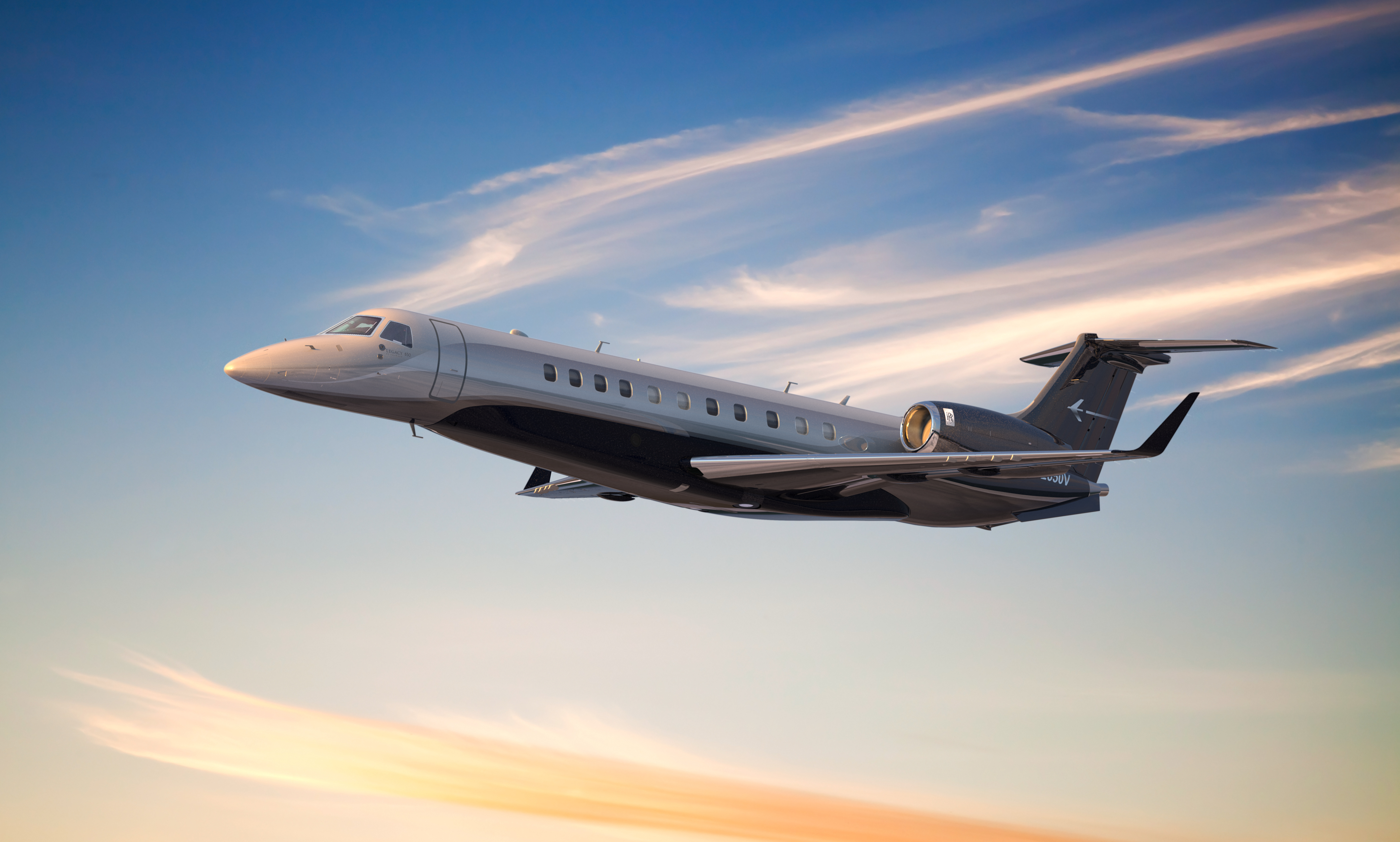 Legacy 650 au décollage