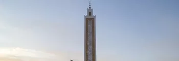 mosquée au couché du soleil à ranger