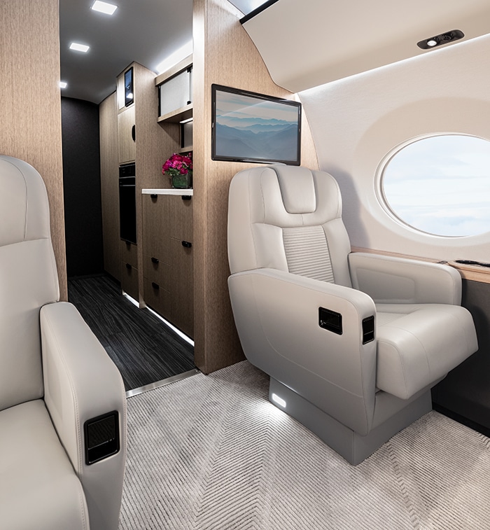 Gulfstream G400 intérieur