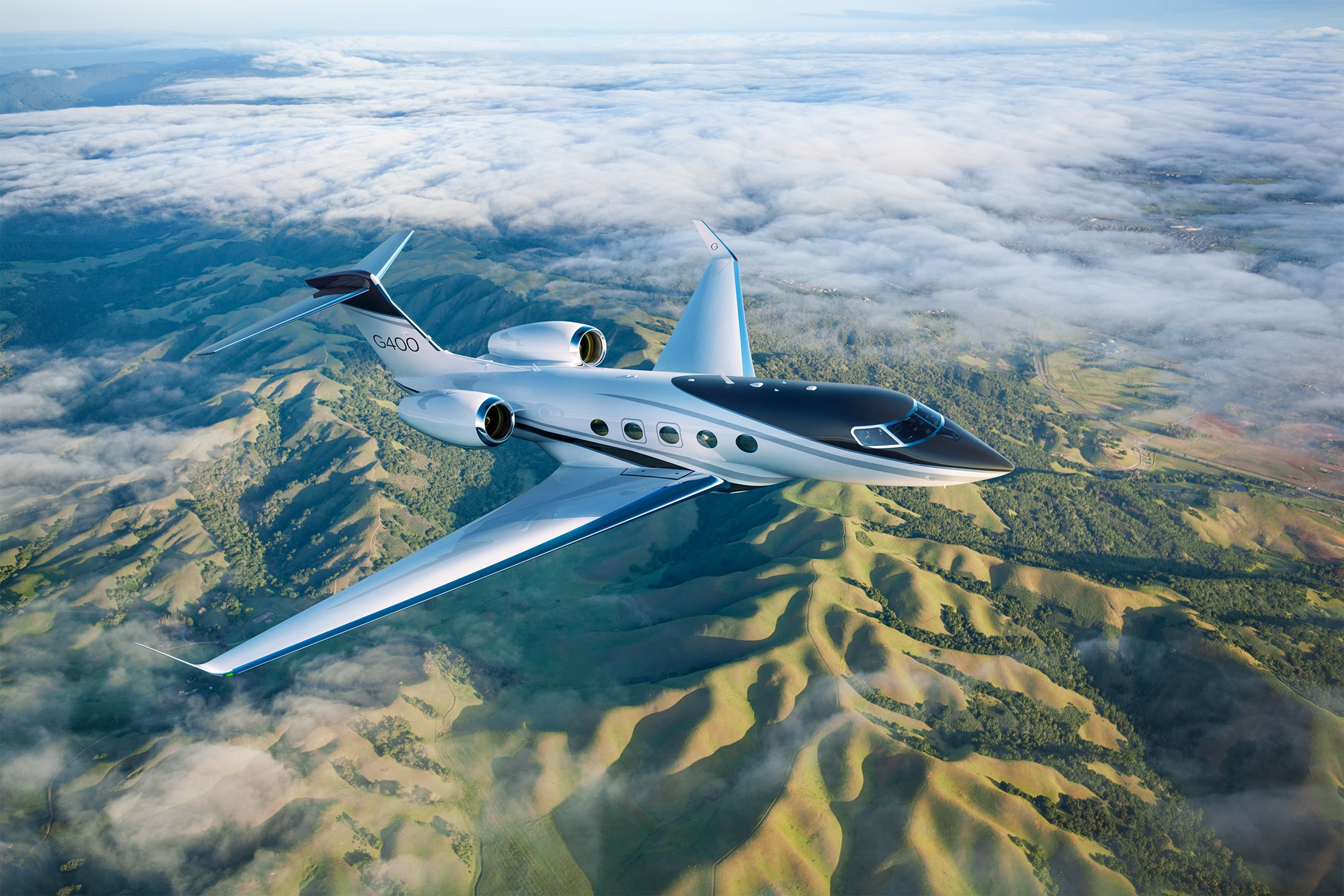 Gulfstream G400 en vol