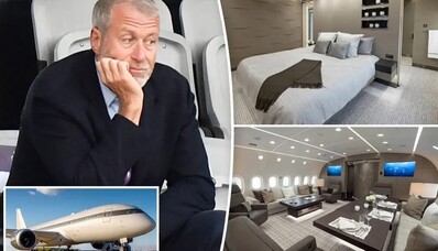 Roman Abramovitch en zijn privéjet