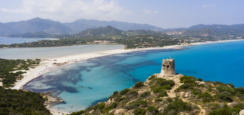 Aerial view of Porto Giunco