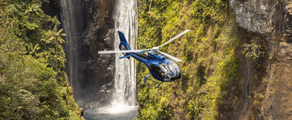 Helikoptervlucht over Réunion