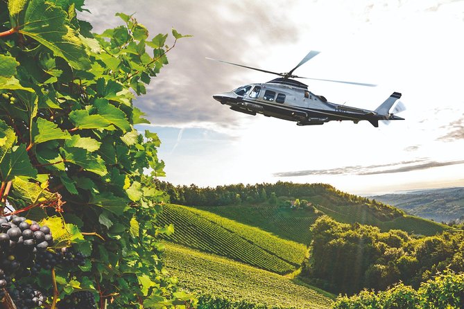 tour vigneti italiani elicottero