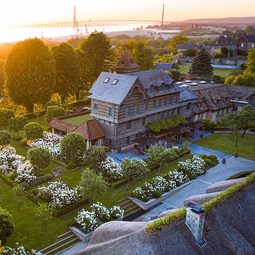 ferme saint simeon deauville helicoptere