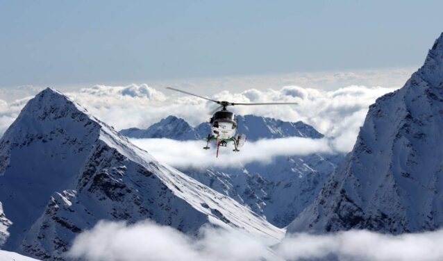 Milaan - Courmayeur: helikopter transfer
